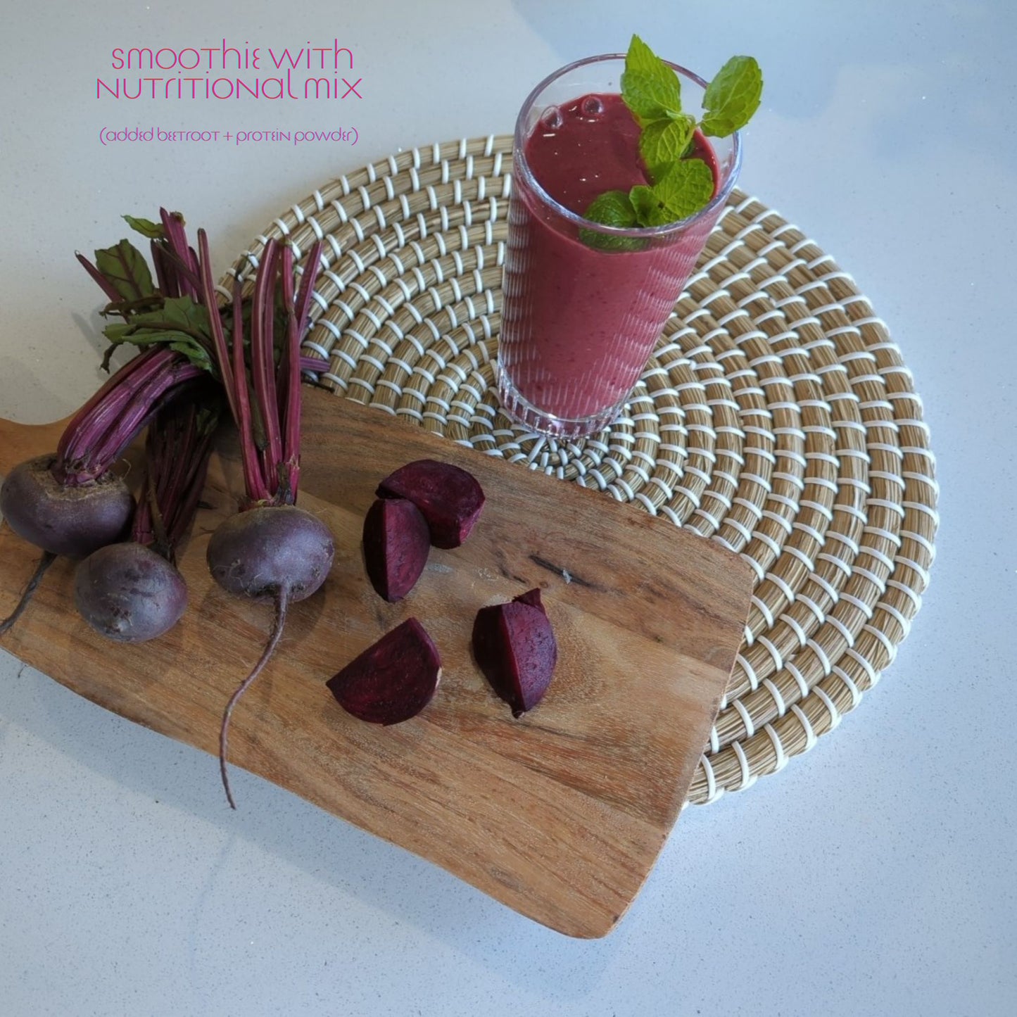 Organic Beetroot Superfood Smoothie Mix (High Fibre)