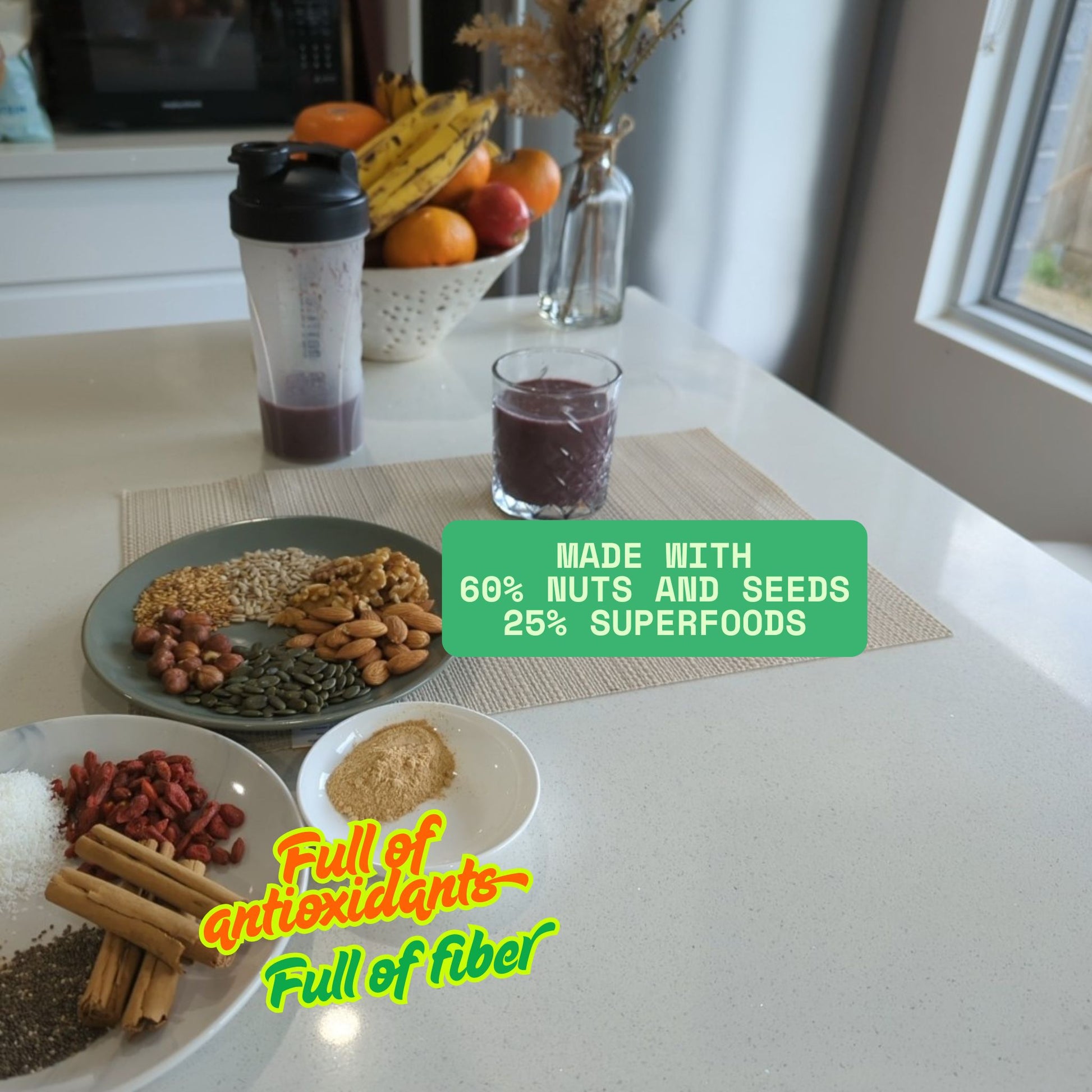 "high fibre", "balanced macros", "made in Melbourne", "made in australia"