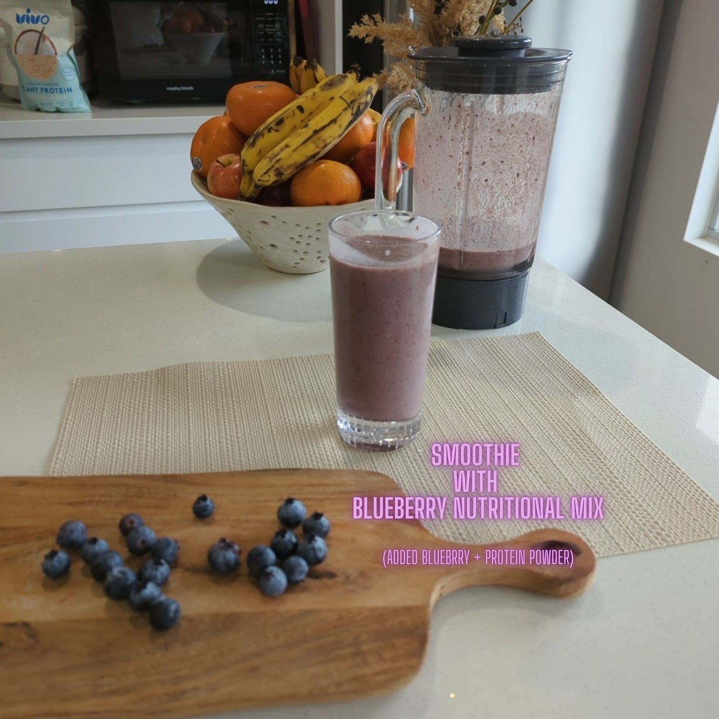 Blueberry Superfood Smoothie Mix (High Fibre)